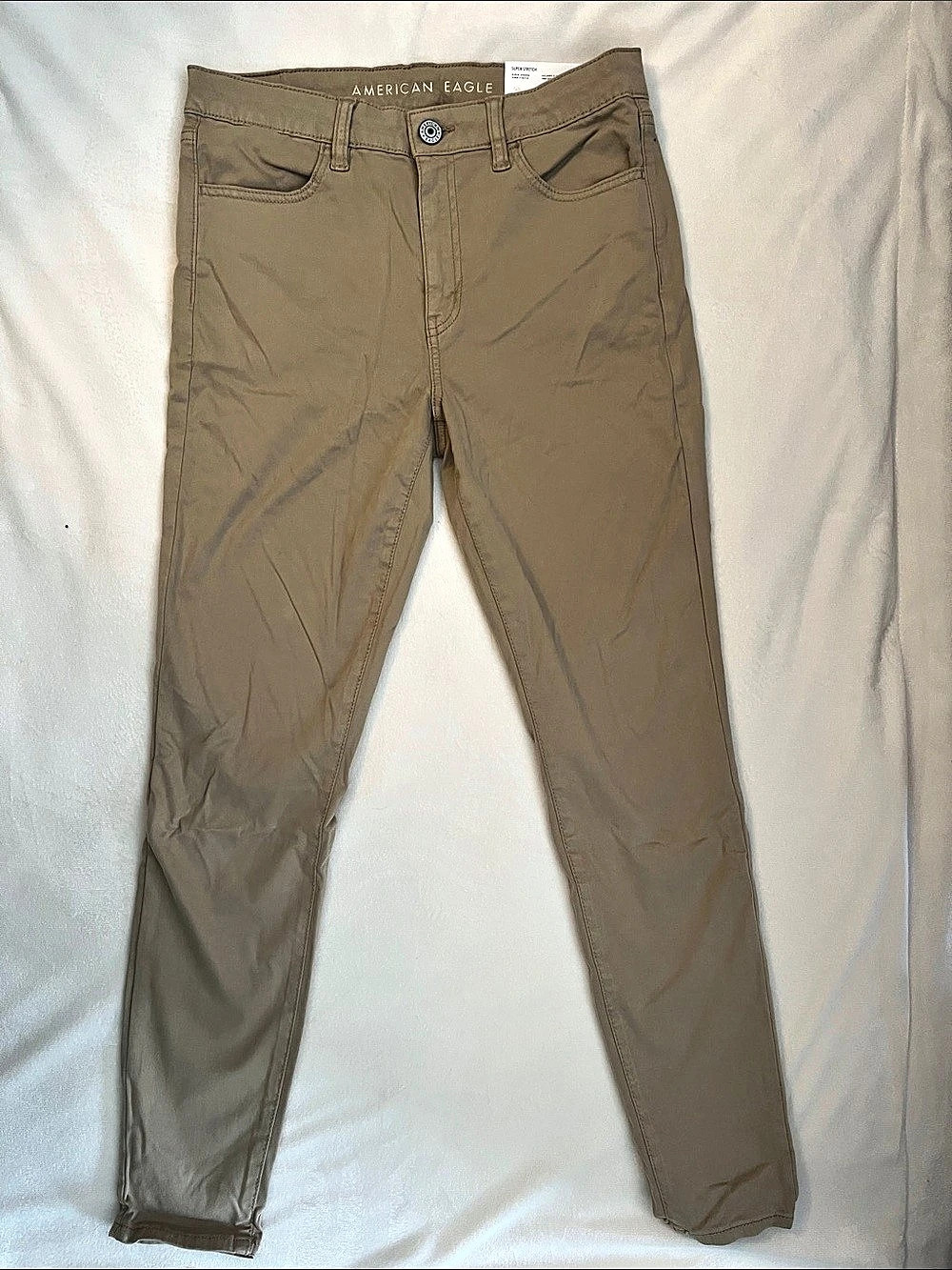 American Eagle High Rise Skinny in Brown Size 10 NWT